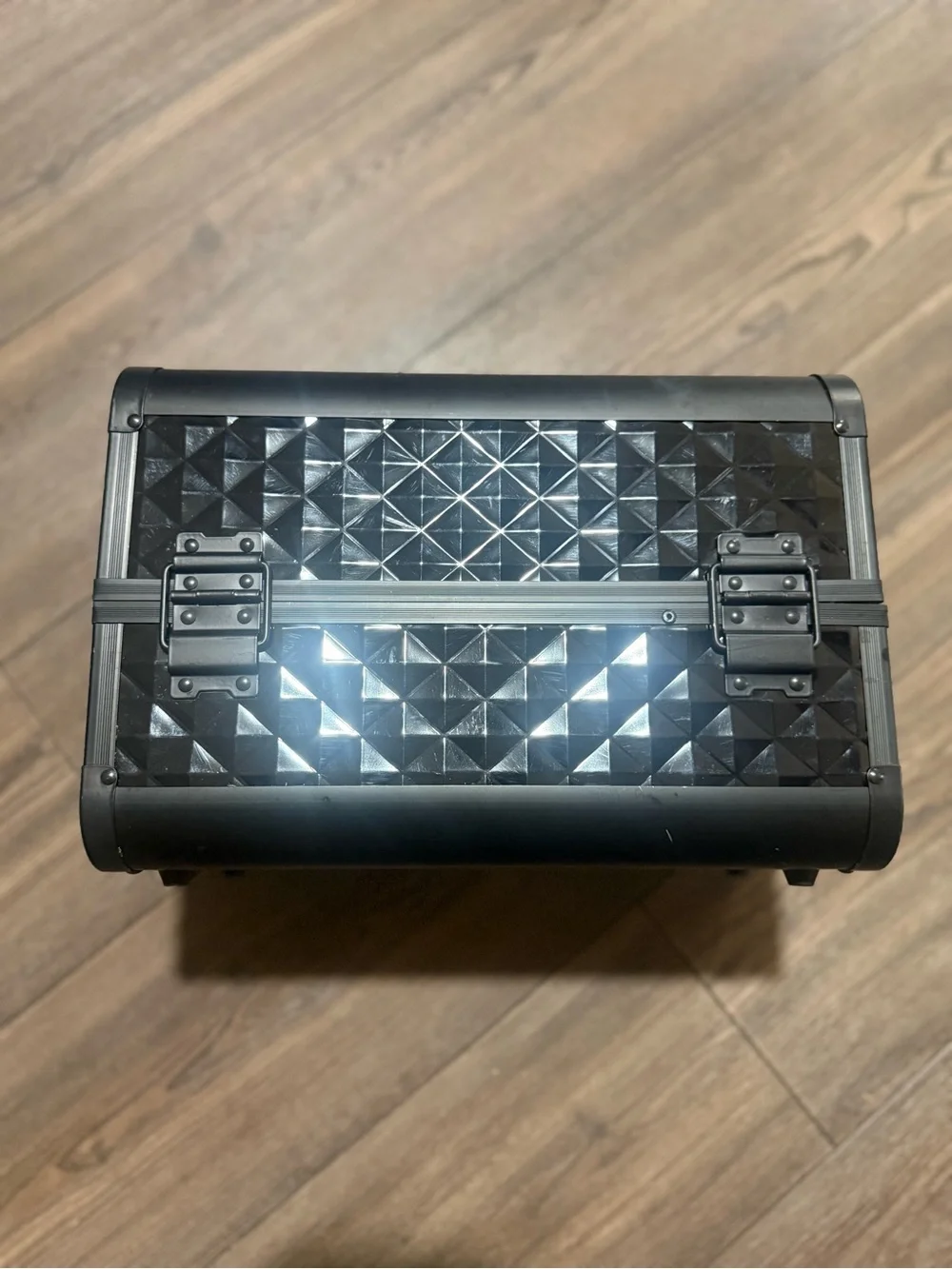 SHANY Fantasy Collection Black Makeup Train Case Cosmetic Organizer Box